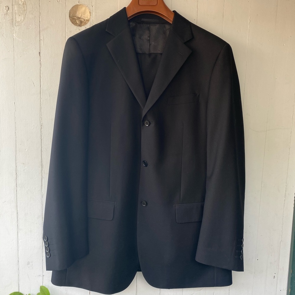 GIORGIO FIORELLI MEN’S BLACK BLAZER SIZE 46L